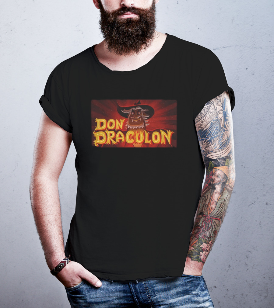 Don Draculon El Guapo Vs The Narco Vampires Retro Horror T-Shirt