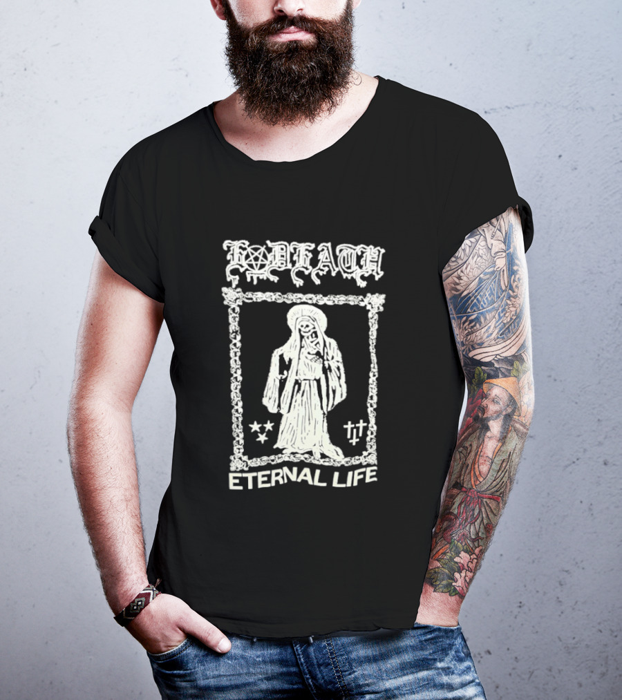 Sacred Death Skeleton Eternal Life T-Shirt