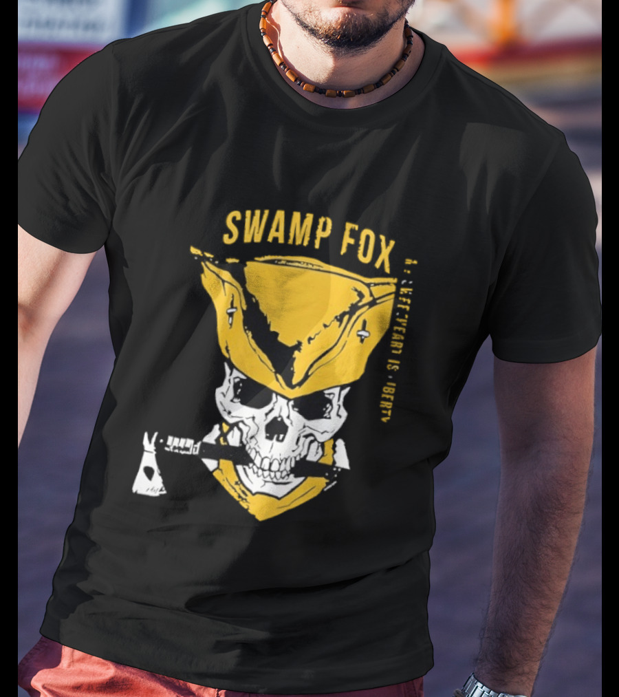 SWAMP FOX Skull My Sweetheart Is Liberty T-Shirt