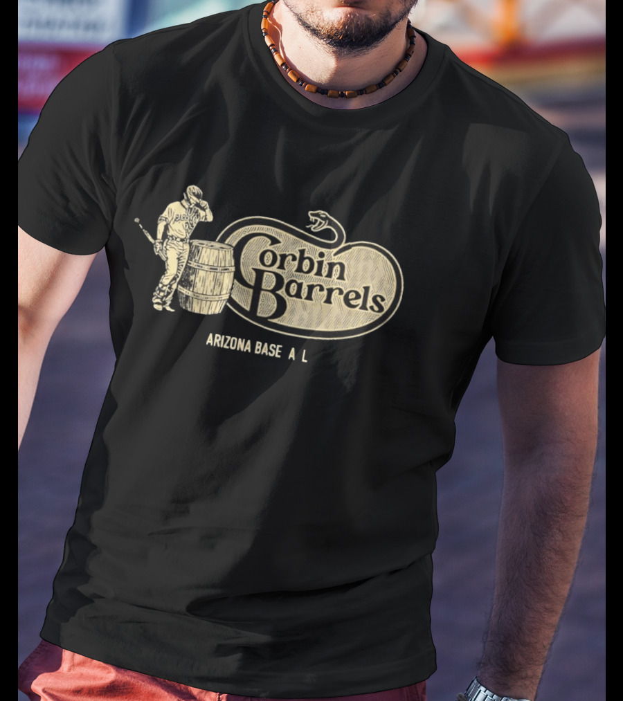 Corbin Barrels Arizona Baseball Player And Snake T-Shirt