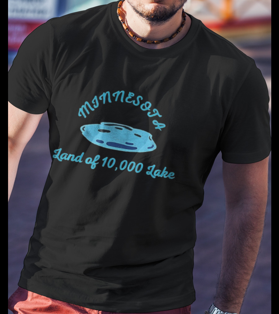Minnesota Land Of 10 000 Lakes Retro Lake T-Shirt