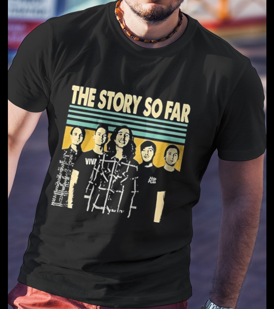 The Story So Far Band Members Stripes T-Shirt