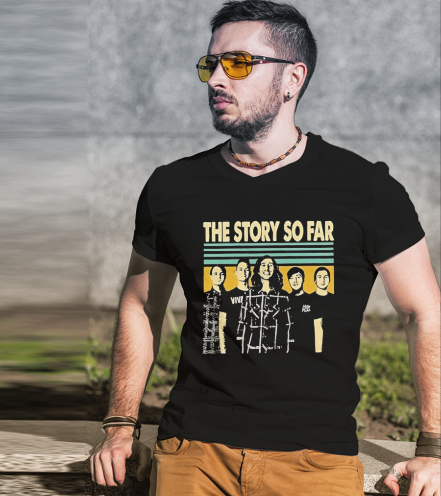 The Story So Far Band Members Stripes T-Shirt