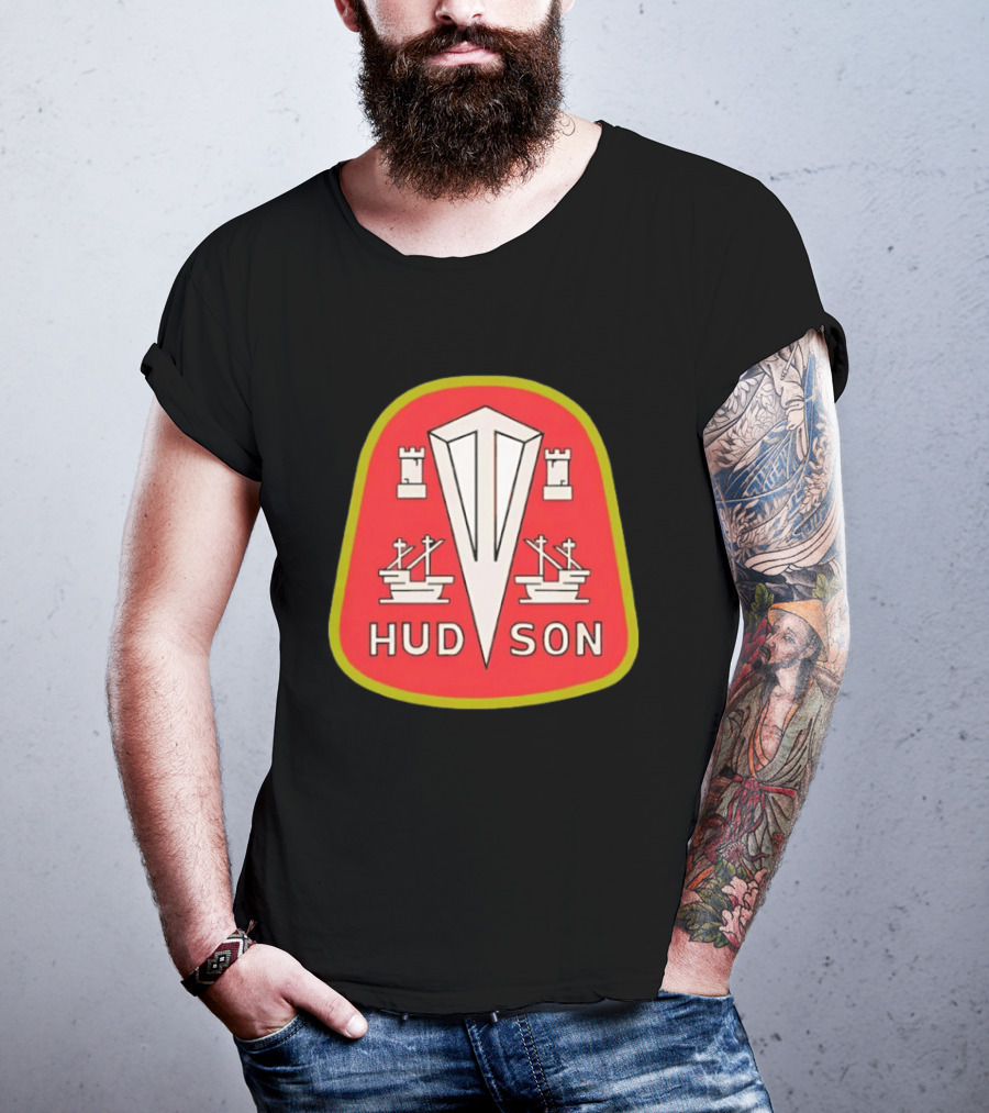 Hudson Motor Car Company Emblem With Ships And Castles T-Shirt