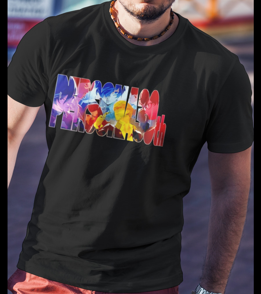 Persona 30th Anniversary Event Characters Collage T-Shirt