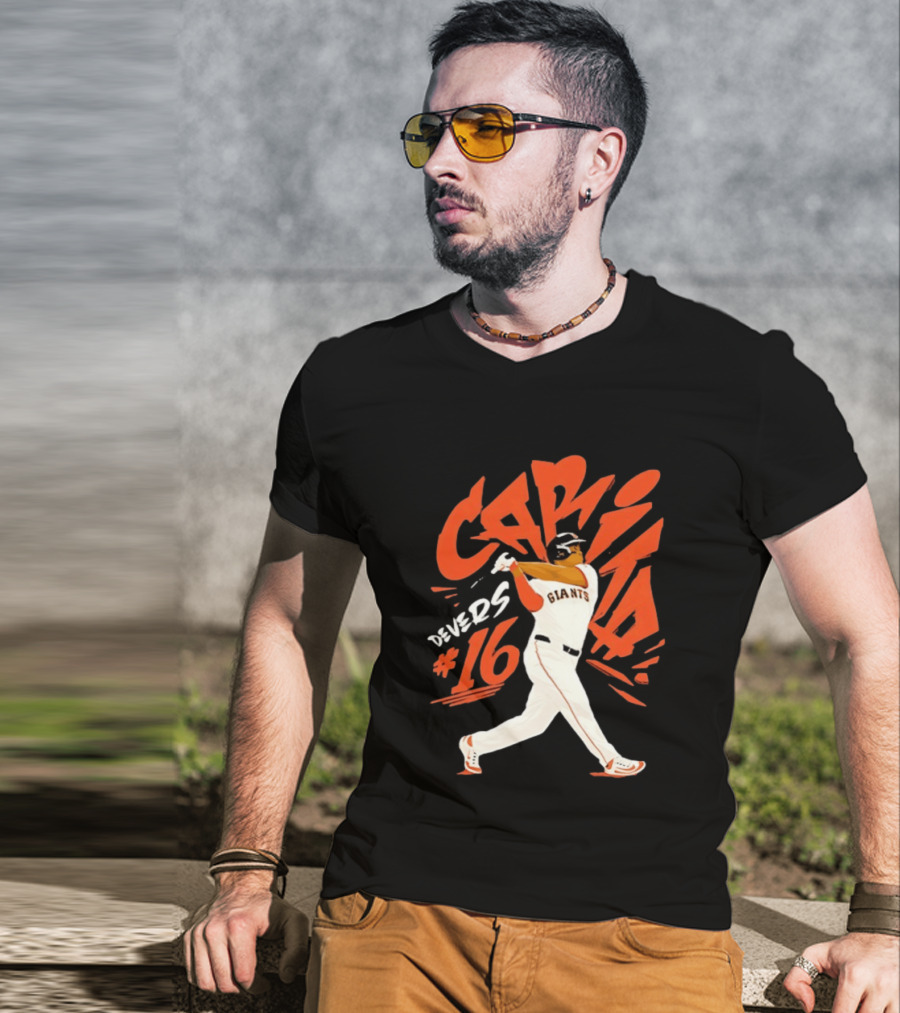 CAPITA Devers #16 Giants Baseball T-Shirt