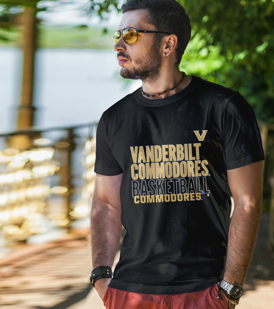 Vanderbilt Commodores Basketball Commodores V T-Shirt