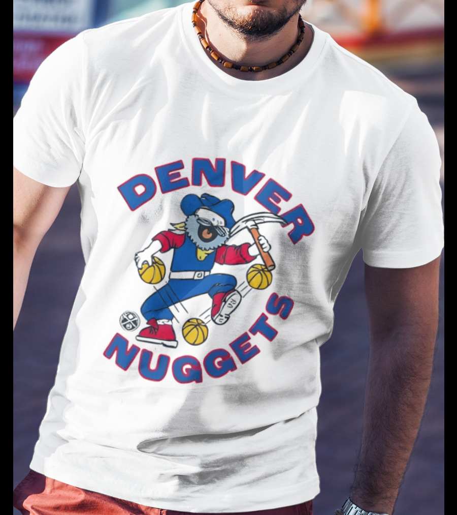 Denver Nuggets Maxie The Miner Basketball Novelty T-Shirt