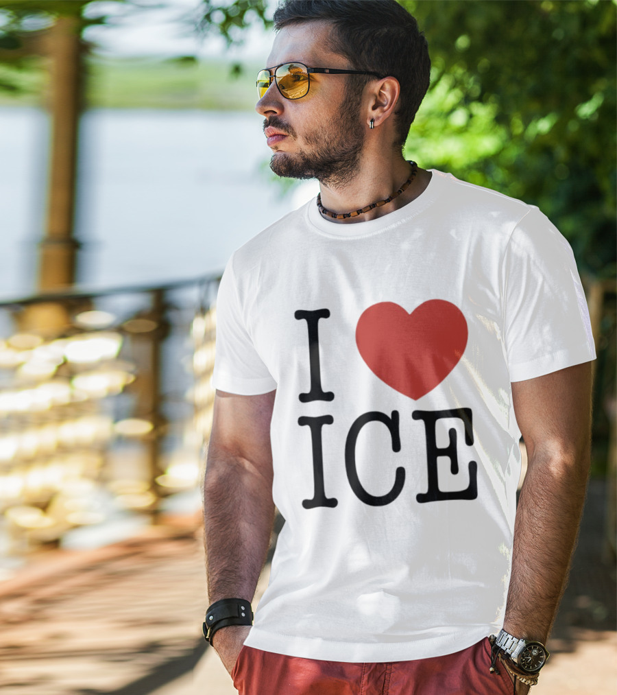 I Love Red Heart ICE T-Shirt