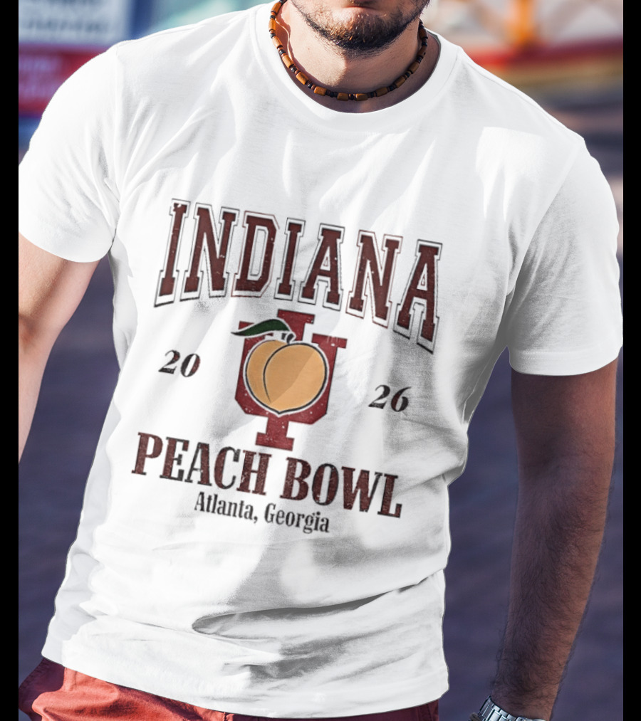 Indiana Peach Bowl IU 2026 Atlanta Georgia T-Shirt