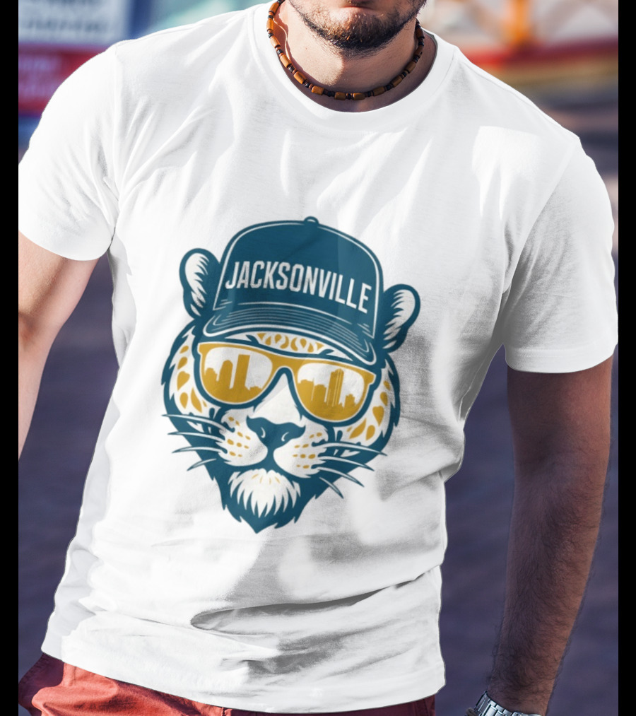 Jacksonville Jaguars Duval Football 2025 Skyline T-Shirt