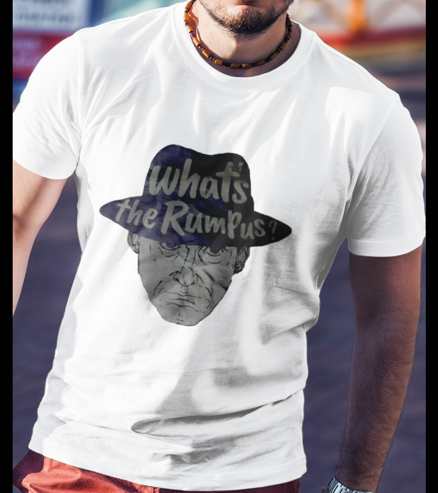 What's The Rumpus Vintage Styled Fedora Face T-Shirt