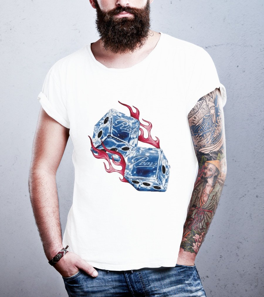 Rich Poor Ice Fiery Dice T-Shirt