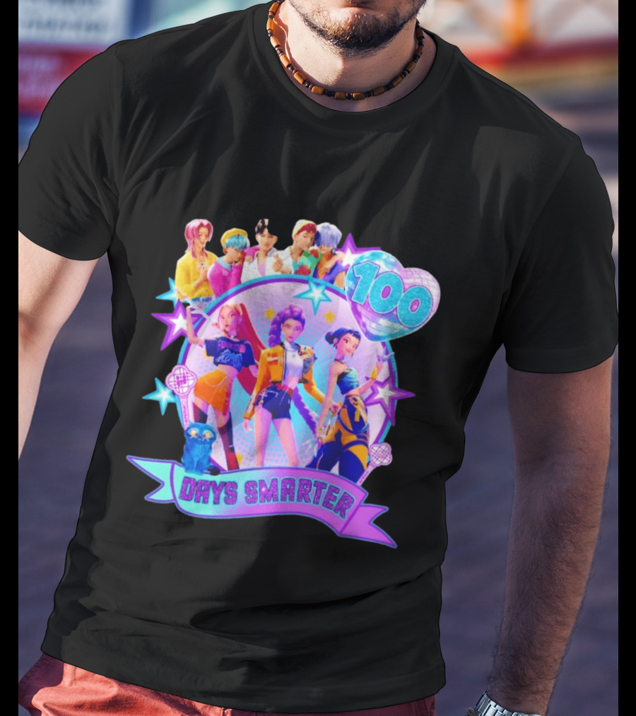 100 Days Smarter K Pop Stars Celebration T-Shirt