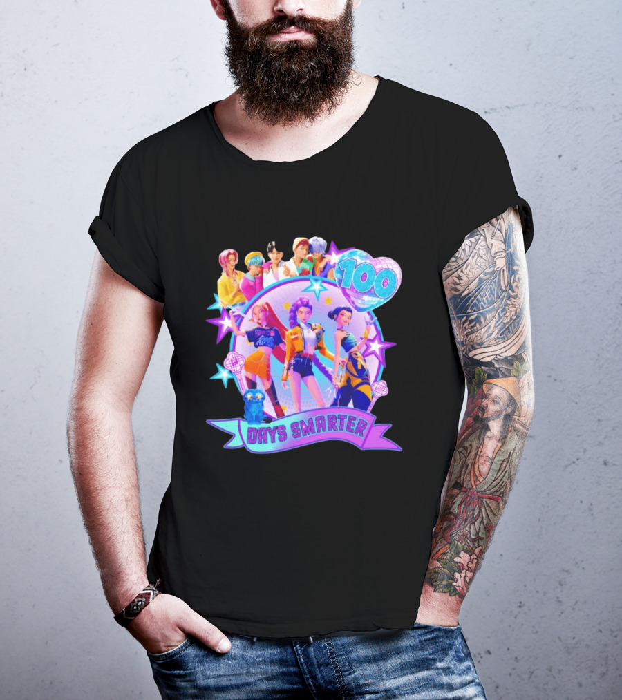 100 Days Smarter K Pop Stars Celebration T-Shirt