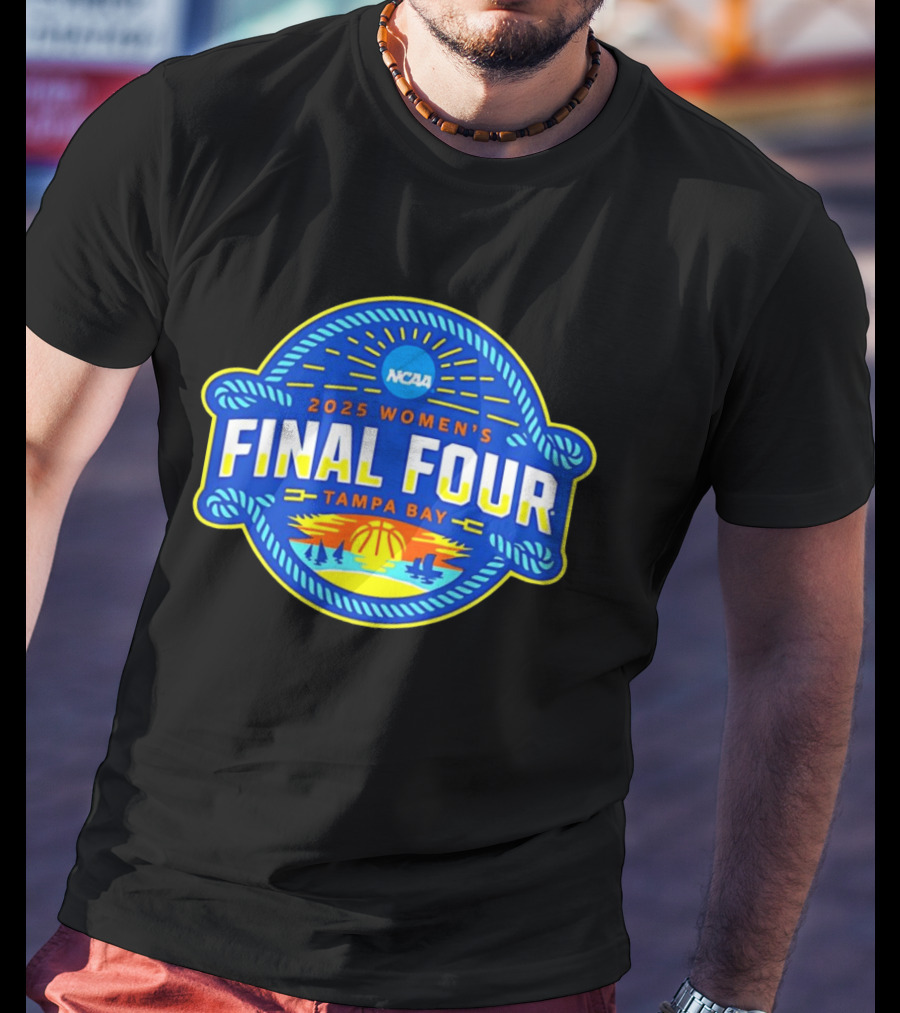 2025 NCAA Women’s Basketball Final Four Tampa Bay Logo T-Shirt