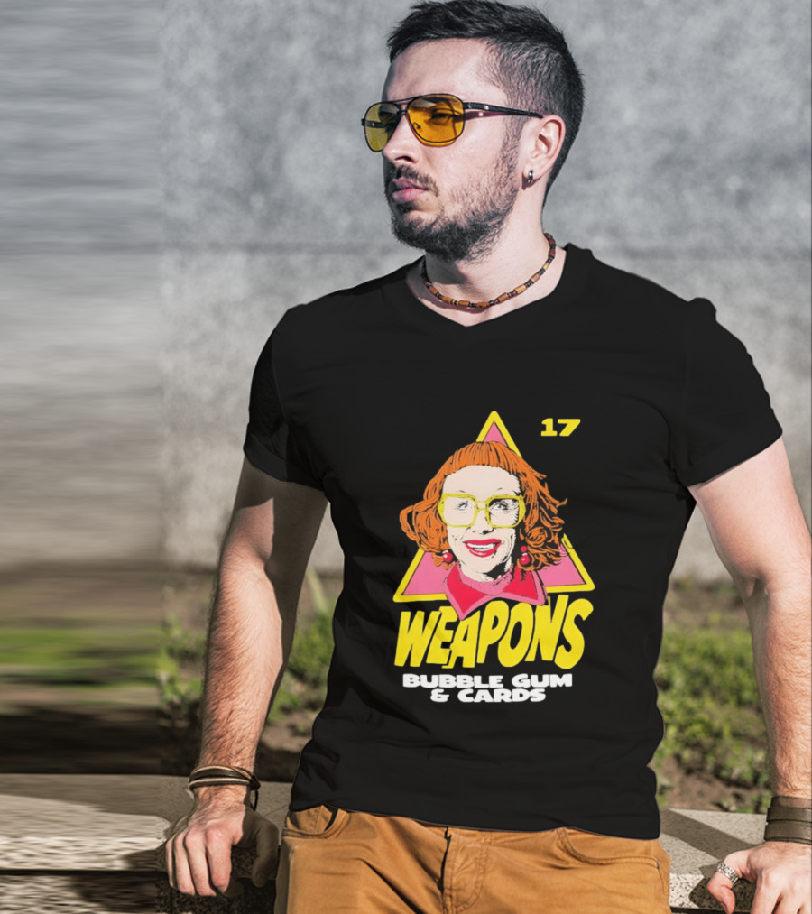 Aunt Gladys Weapons 17 Bubble Gum & Cards T-Shirt