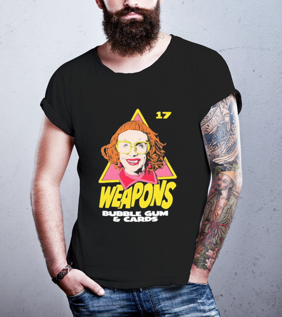 Aunt Gladys Weapons 17 Bubble Gum & Cards T-Shirt