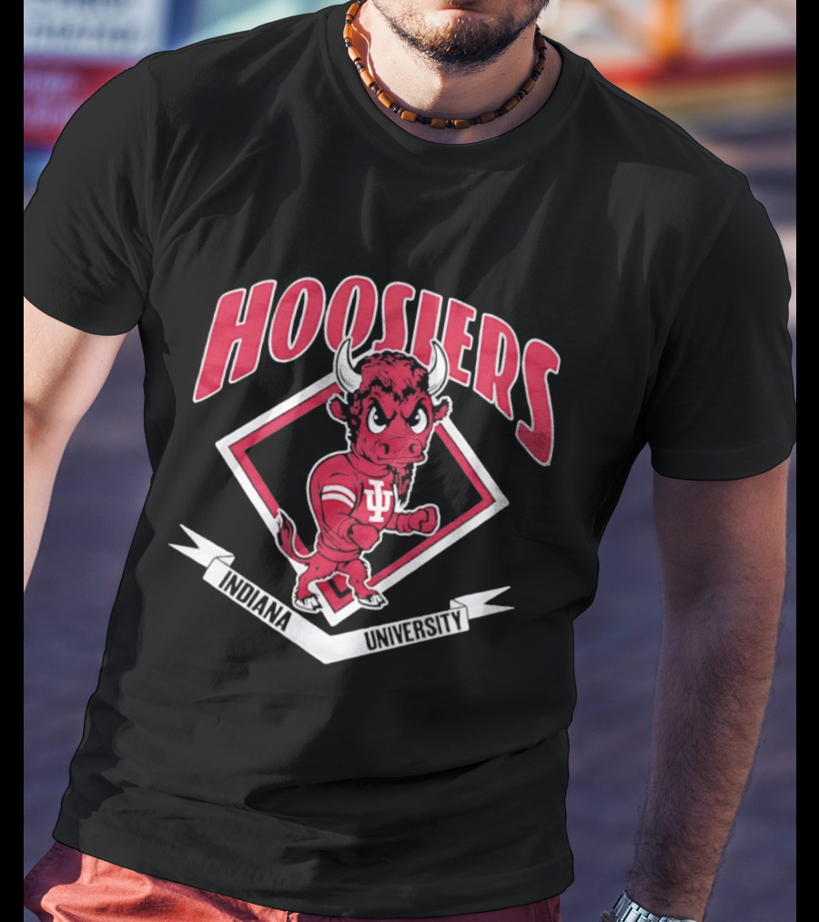 Hoosiers Indiana University Mascot IU T-Shirt