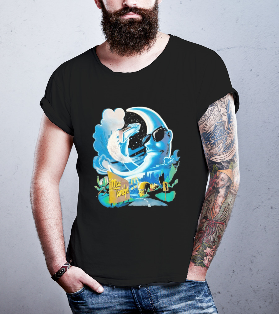 McDonald's Mac Tonight Moon Man Playing Piano Retro Nostalgia T-Shirt