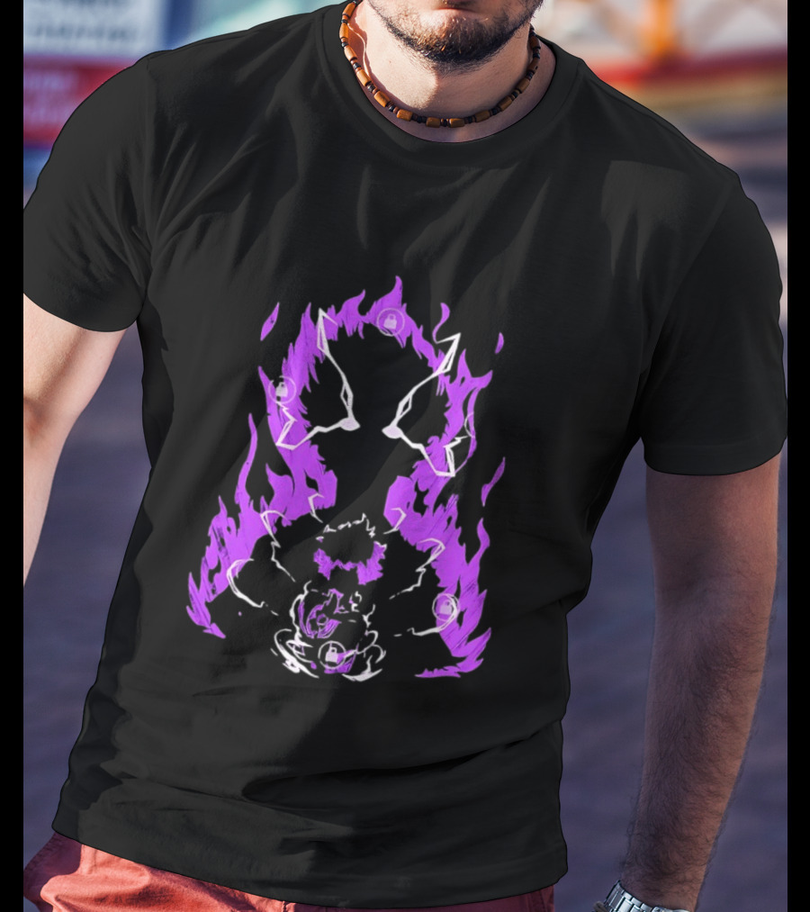 Psi Rampage Mob Psycho 100 Anime Psychic Energy Aura T-Shirt