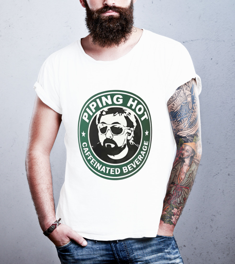 Piping Hot Caffeinated Beverage Adam The Woo T-Shirt