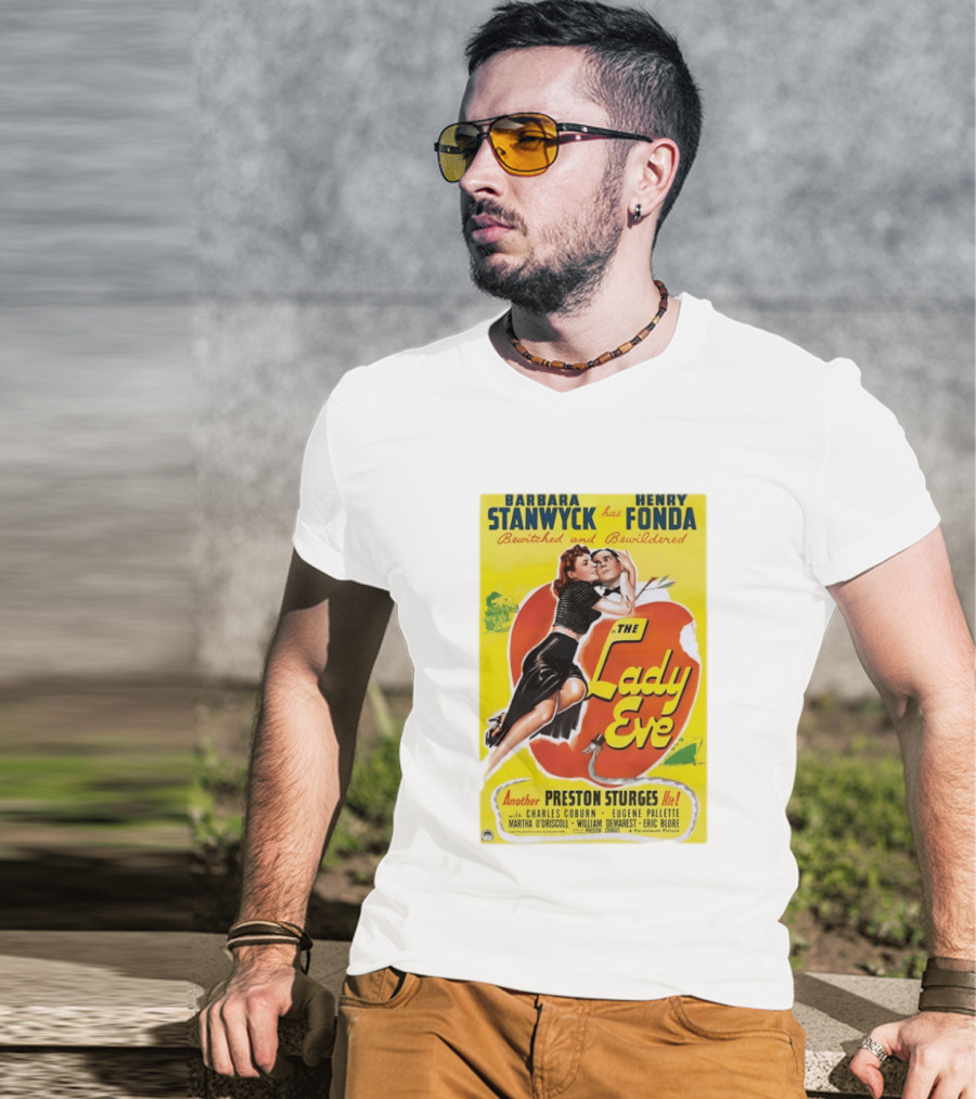 Barbara Stanwyck Henry Fonda The Lady Eve Bewitched Bewildered T-Shirt