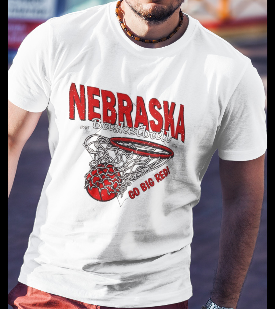 Nebraska Basketball Go Big Red 2025 2026 T-Shirt
