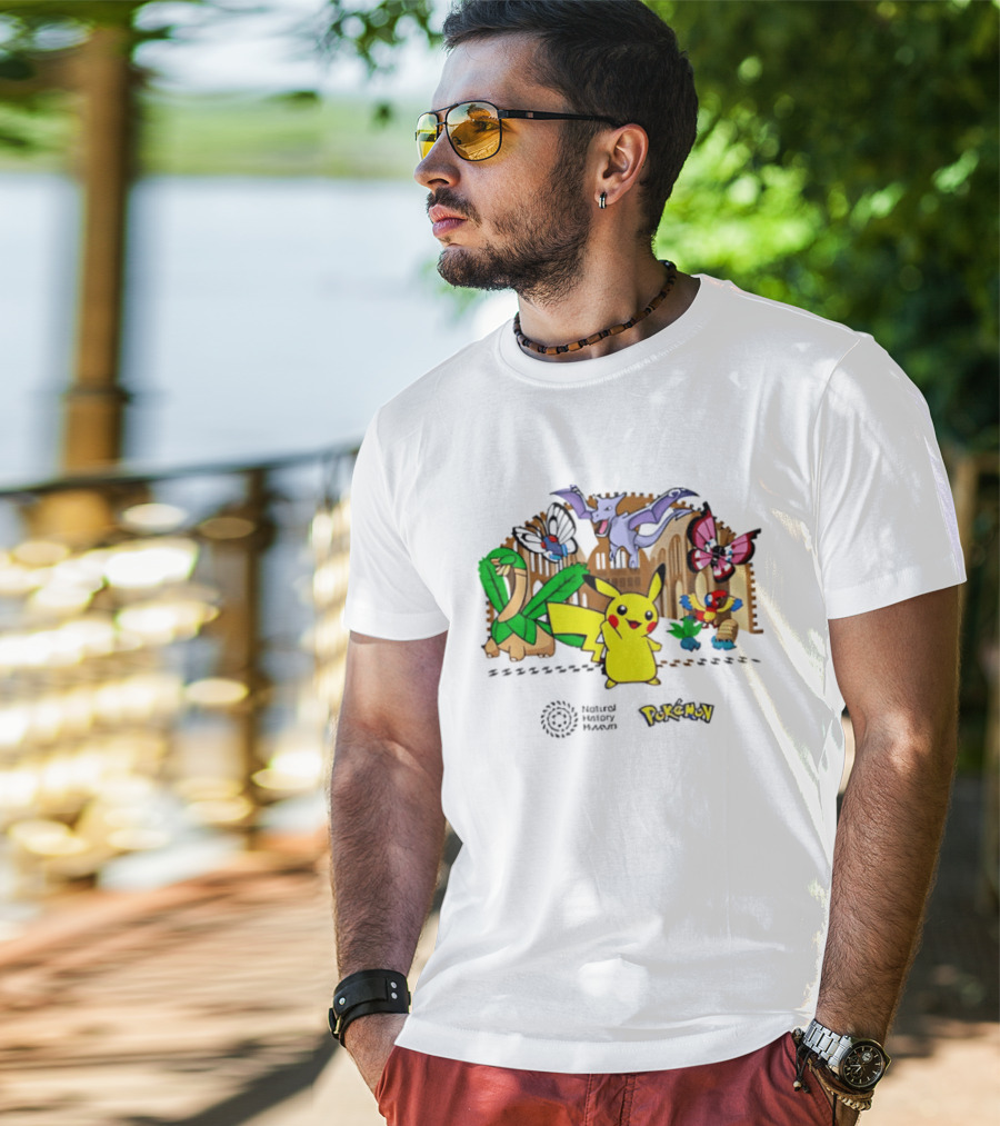 Pokémon Natural History Museum 2026 Pikachu And Friends Adventure T-Shirt