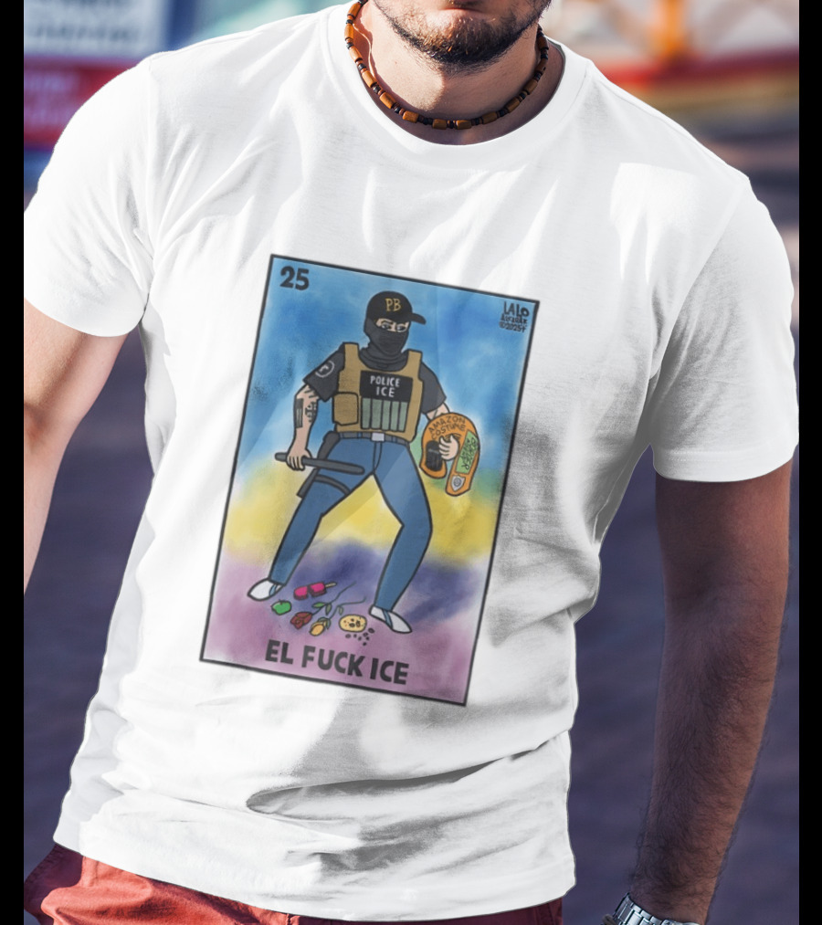 Police Ice Amazon Costume El Fck Ice Lalo Alcaraz 2023 PB T-Shirt