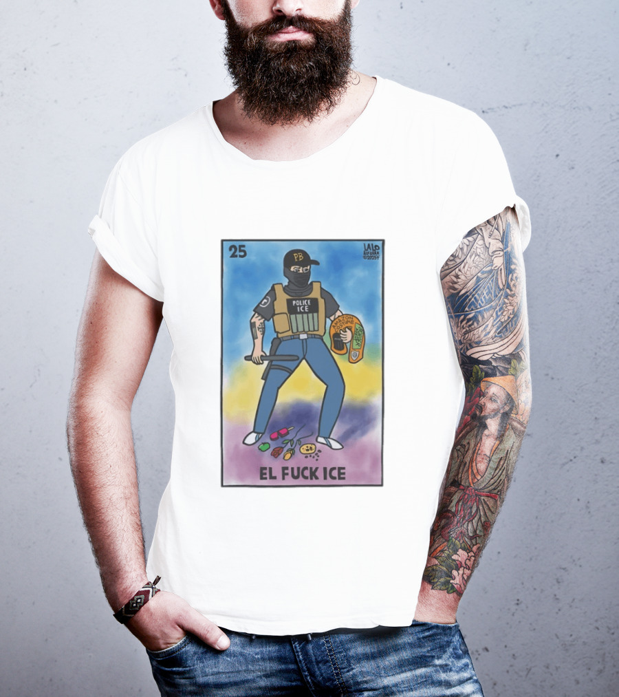 Police Ice Amazon Costume El Fck Ice Lalo Alcaraz 2023 PB T-Shirt