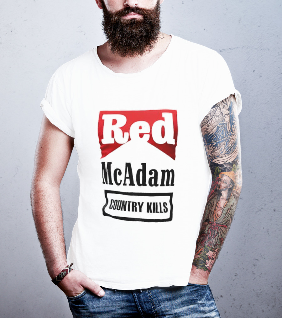 Red McAdam Country Kills Bold T-Shirt