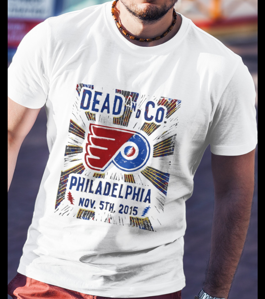 Dead And Company Philadelphia Flyers Nov 5th 2015 T-Shirt