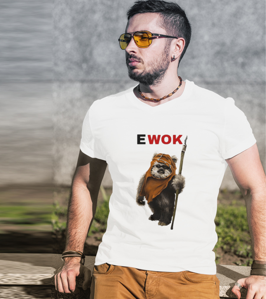 Ewok Wicket W Warrick Star Wars Character Iconic Film Creature T-Shirt
