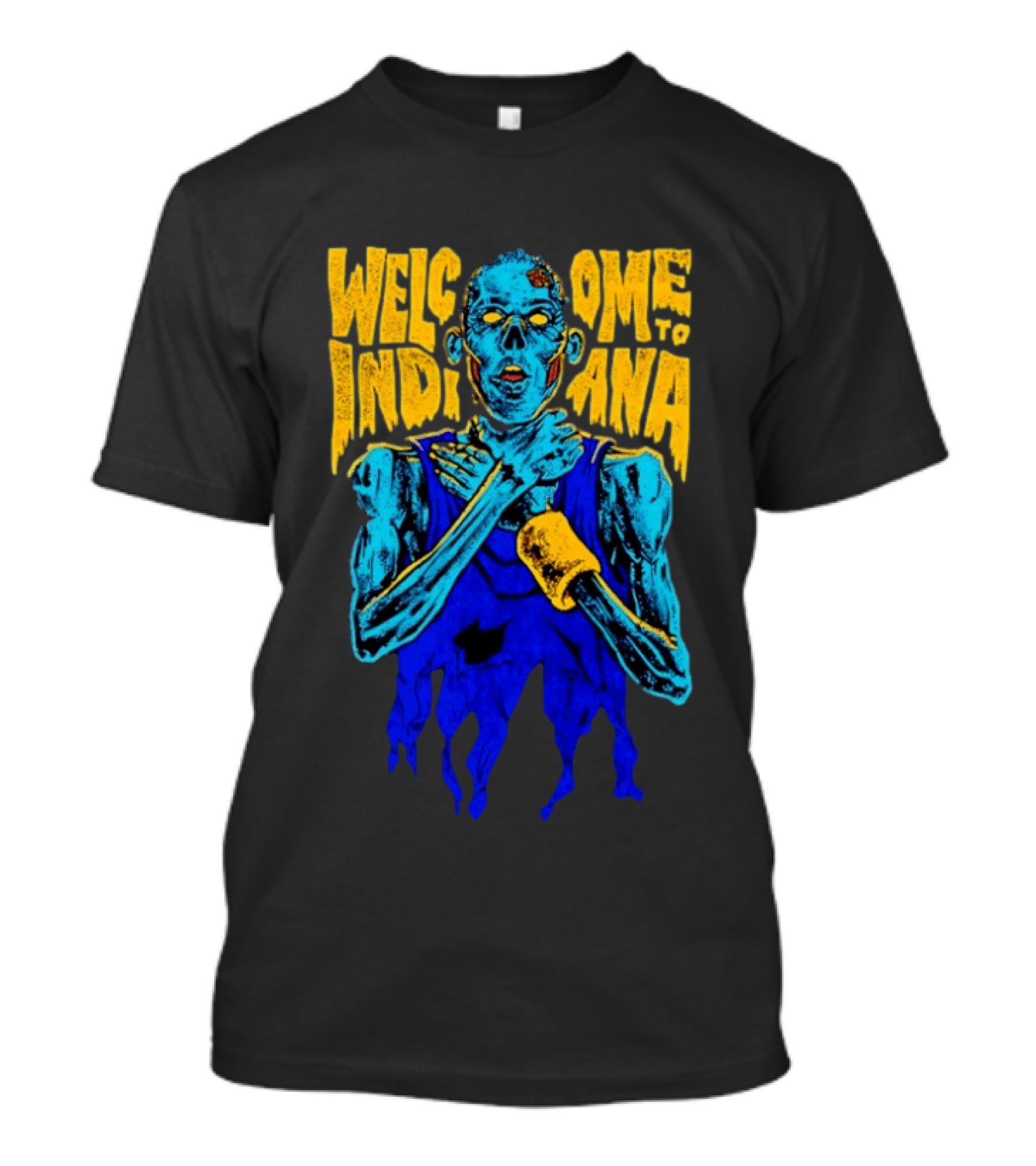 Welcome To Indiana Knick Killer Zombie T-Shirt