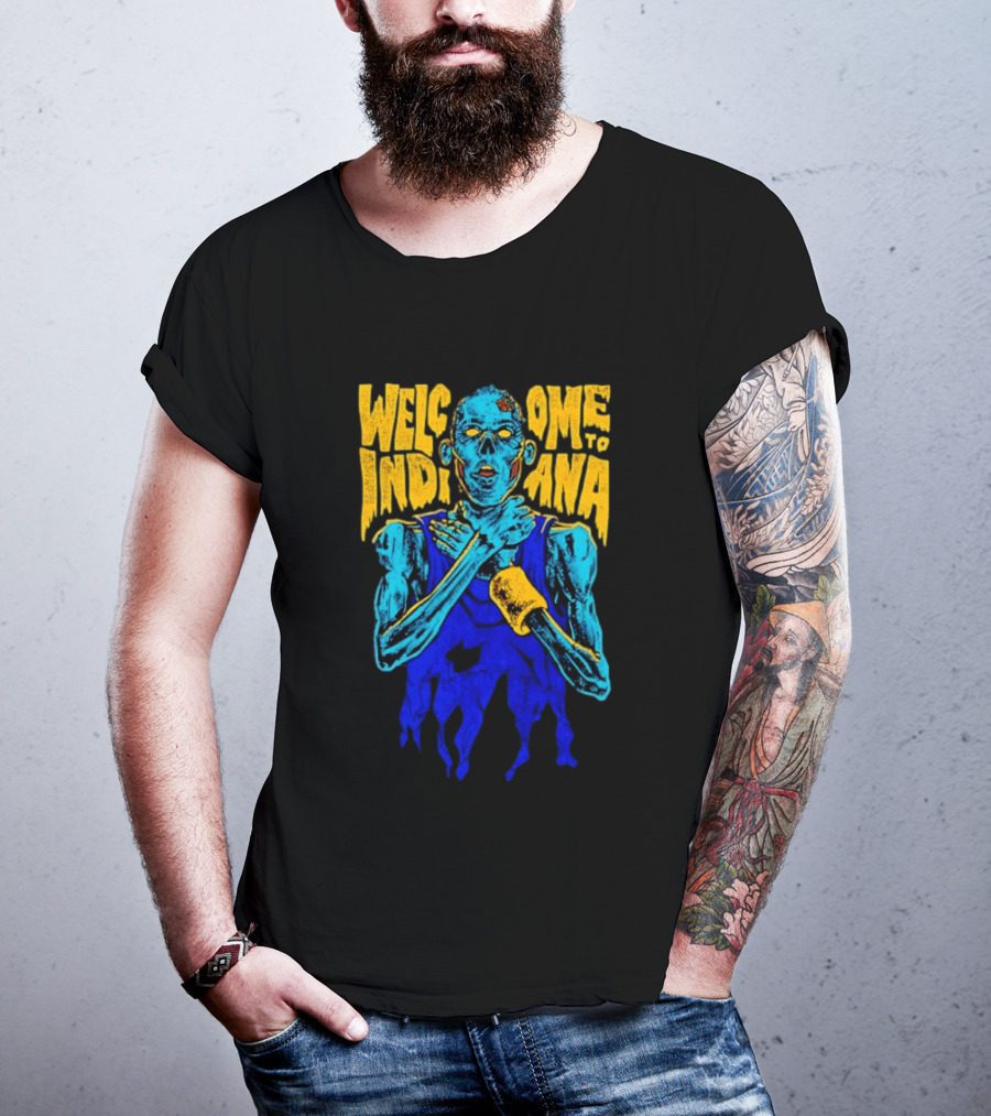Welcome To Indiana Knick Killer Zombie T-Shirt