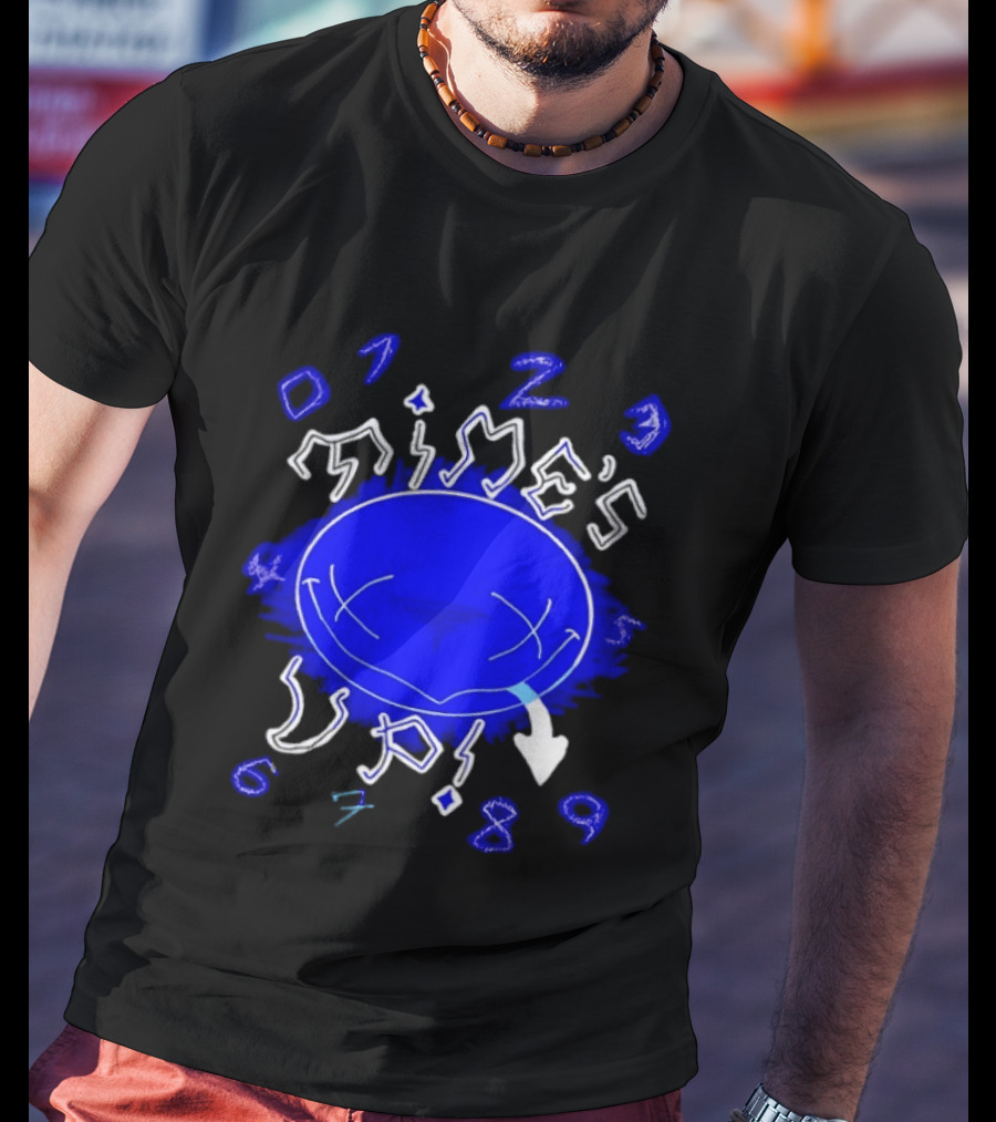 Times Up Design Kookoo Grace Numbers Blue T-Shirt