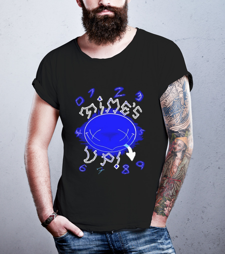 Times Up Design Kookoo Grace Numbers Blue T-Shirt