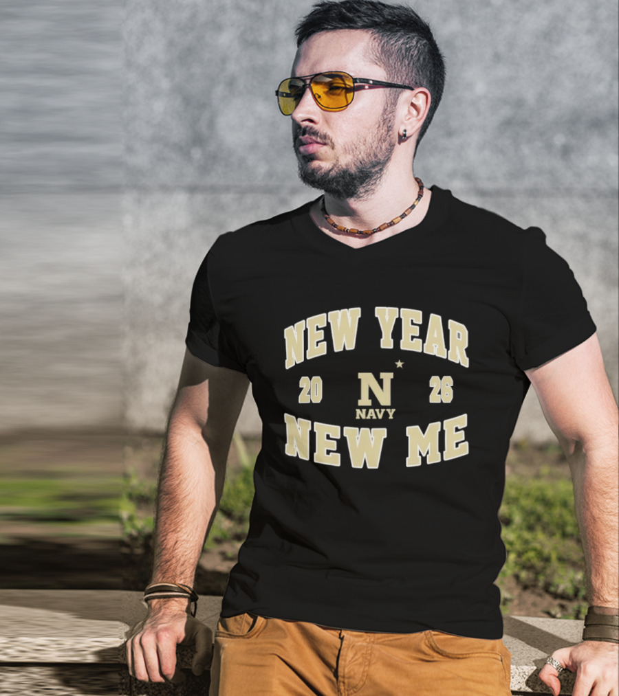 Navy Midshipmen New Year New Me 2026 T-Shirt