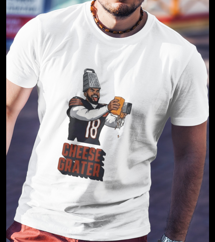 Caleb Williams Cheese Grater Chicago Football Humor T-Shirt