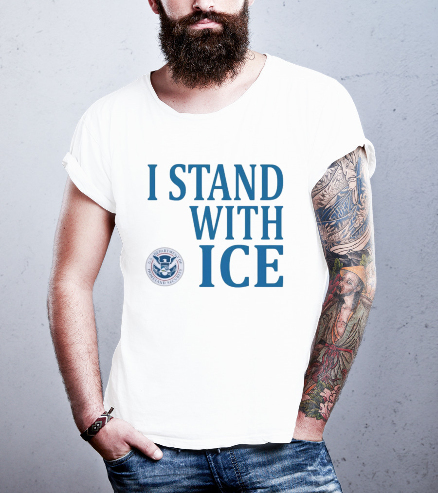 I Stand With Fuck ICE T-Shirt