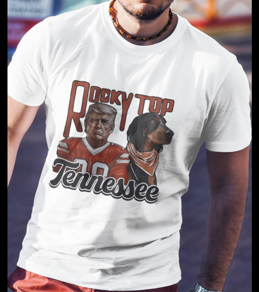 Tennessee Volunteers Rocky Top Donald Trump Smokey Dog T-Shirt
