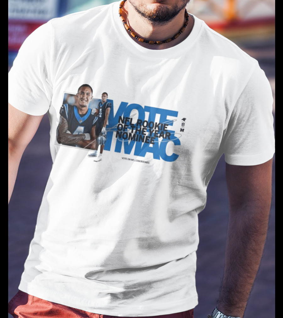 Vote For NFL Rookie Tetairoa McMillan Carolina Panthers Nominee Campaign T-Shirt