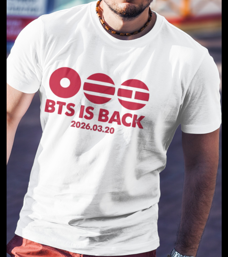 BTS Is Back 2026.03.20 Concert Event T-Shirt