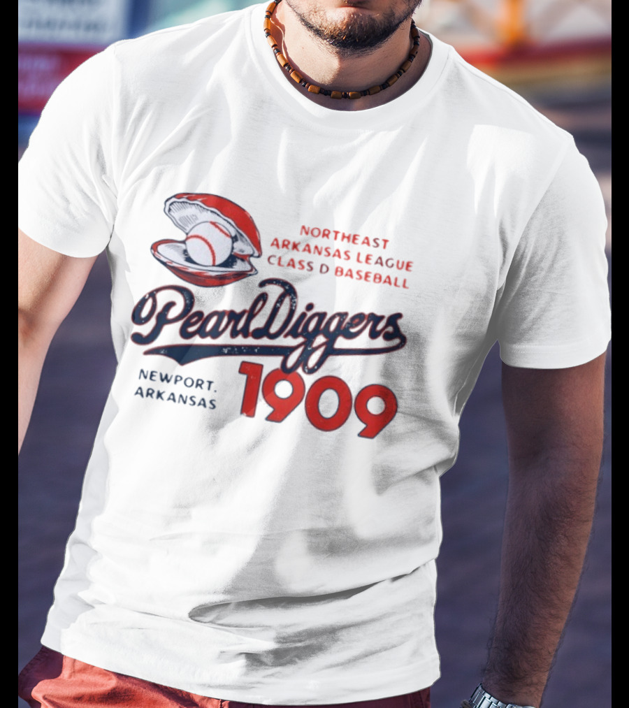 Northeast Arkansas League Class D Baseball Pearl Diggers Newport Arkansas 1909 T-Shirt