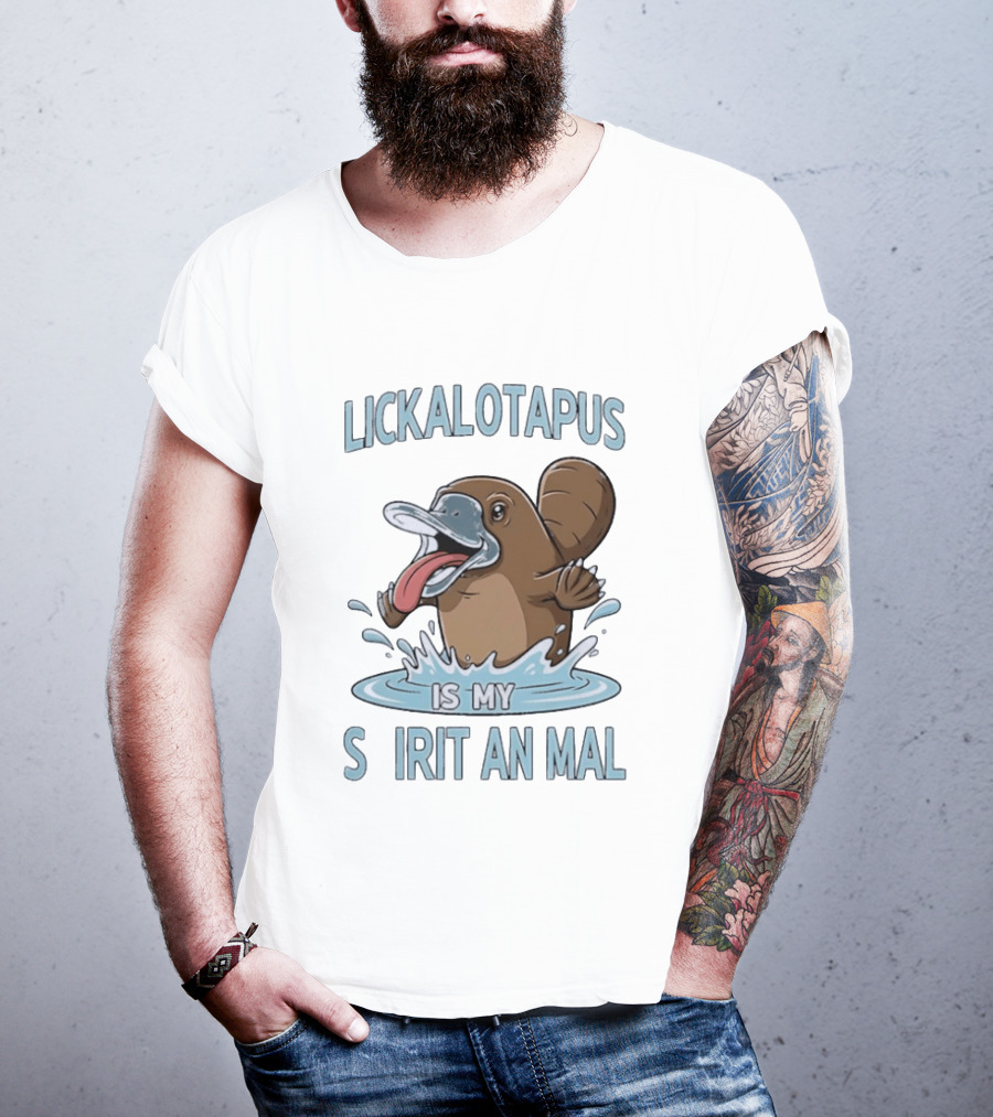 Lickalotapus Platypus Is My Spirit Animal T-Shirt