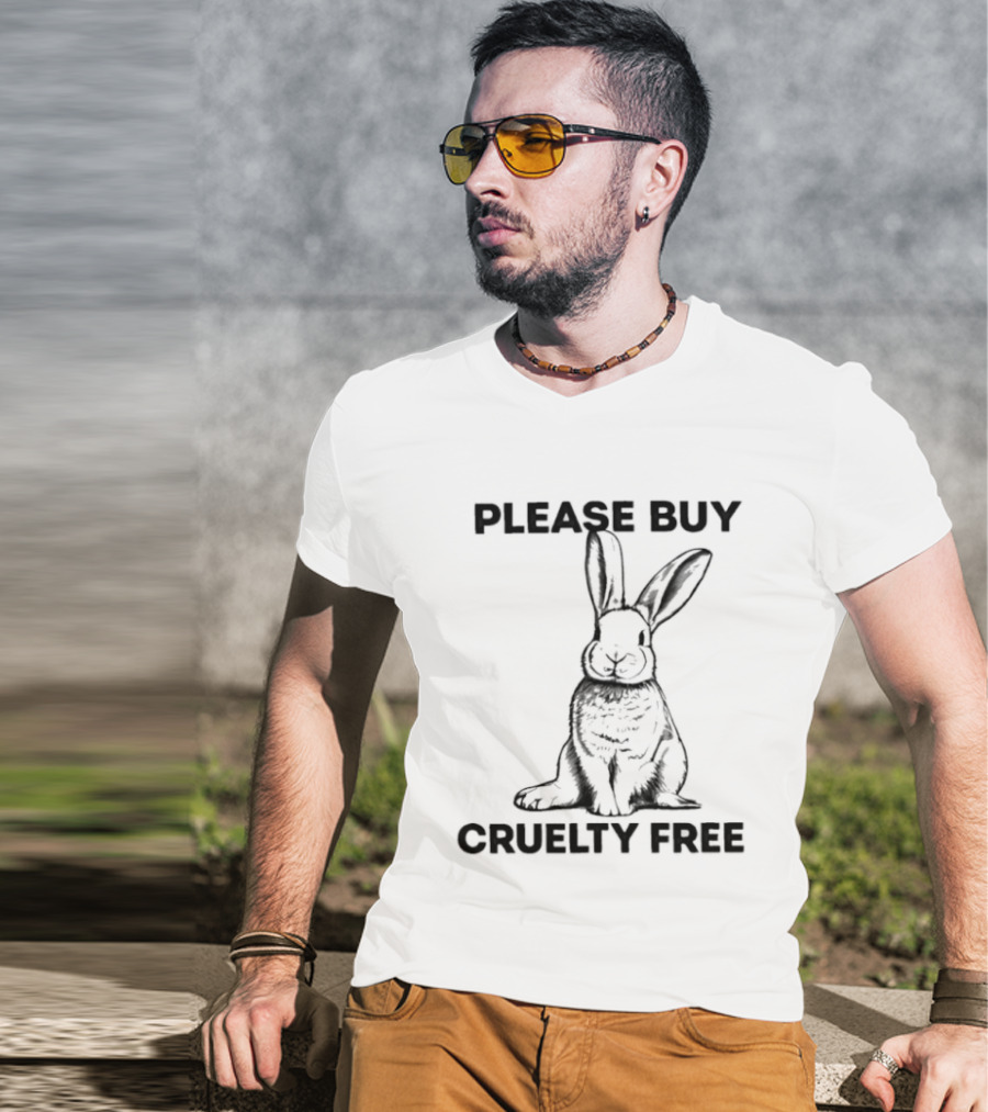 Please Buy Cruelty Free Bunny T-Shirt