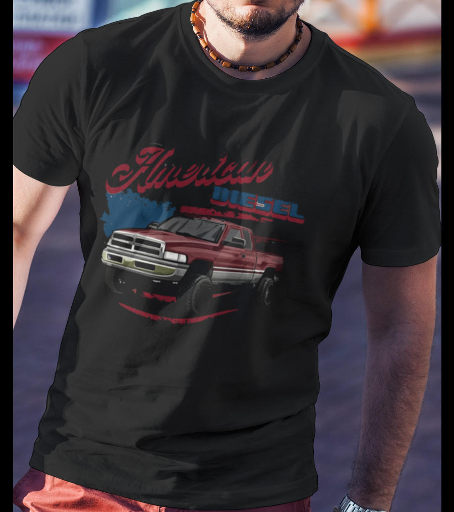 American Diesel 2nd Gen Ram Truck Vintage Style Pickup T-Shirt