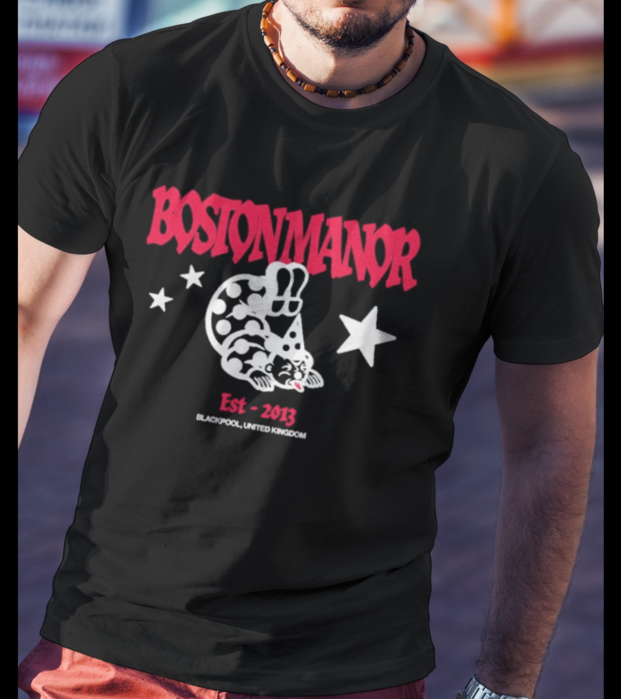 Boston Manor Clown Stars Blackpool United Kingdom Est 2013 T-Shirt