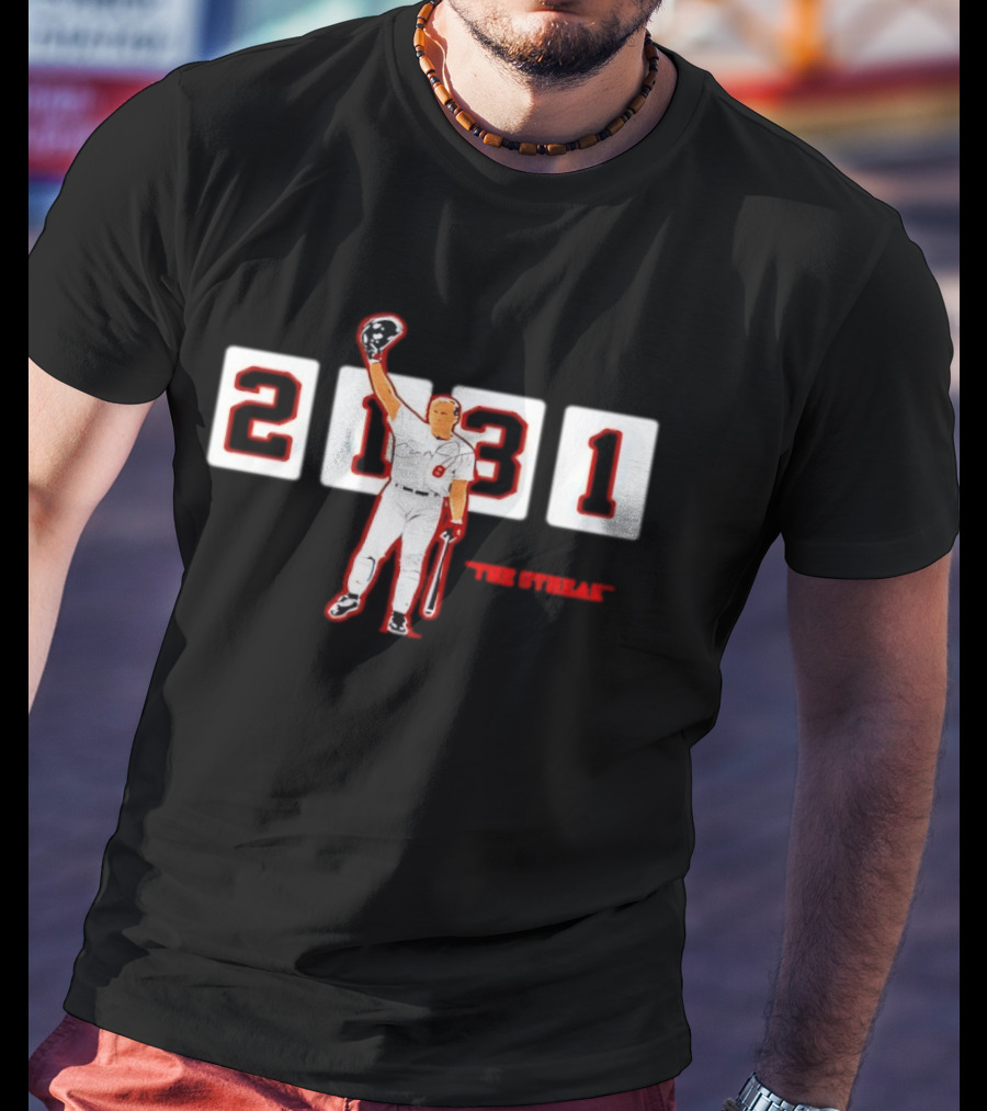 Cal Ripken Jr 2131 The Streak Baltimore Orioles Caricature Baseball Legend T-Shirt